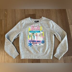Barbie Apres-Ski Club Crewbeck Sweater Size M Girl's Vintage Barbie Inspired